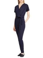 Lauren Ralph Lauren Petite Surplice Self-tie Jumpsuit