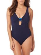 Amoressa By Miraclesuit Crete Electra Plunge One-piece Swimsuit