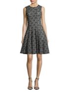 Calvin Klein Laser-cut Fit-&-flare Dress