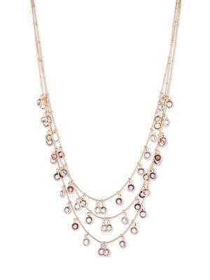 Anne Klein Crystal Multi-strand Necklace