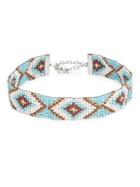 Design Lab Lord & Taylor South Western Beaded Choker Necklace
