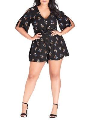City Chic Plus Sweet Pea Playsuit