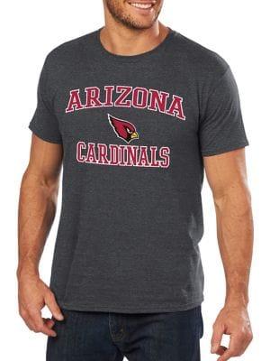 Majestic Arizona Cardinals Nfl Heart And Soul Iii Cotton Tee