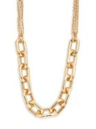 Design Lab Chainlink Goldtone Necklace