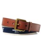 Polo Ralph Lauren Nautical-overlay Webbed Belt