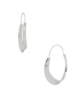 Robert Lee Morris Soho Color Wheel Sculptural Hoop Earrings