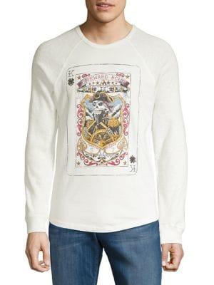Lucky Brand Captian Card Long Sleeve T-shirt