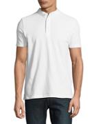 Selected Homme Textured Stretch-cotton Henley