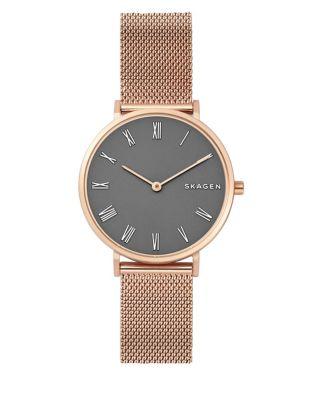 Skagen ??lim Hald Stainless Steel Mesh Bracelet Watch