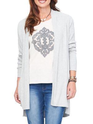 Democracy Step Hem Cardigan
