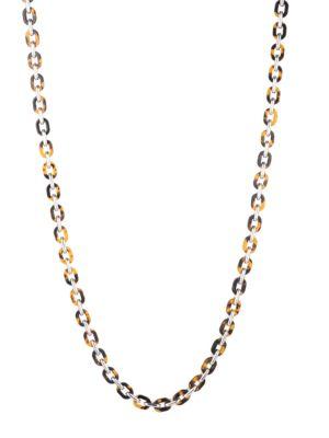 Lauren Ralph Lauren Tortoise Link Chain Necklace