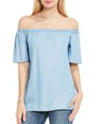 Two By Vince Camuto Off-the-shoulder Swing Blouse