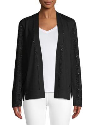 Kobi Halperin Leyla Embellished Merino Wool Cardigan