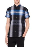 Calvin Klein Regular-fit Gradient Plaid Shirt