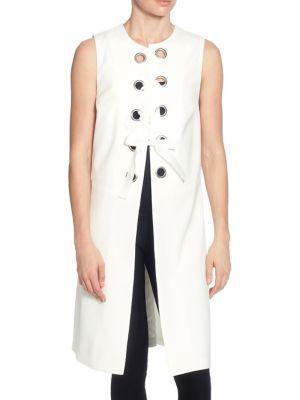 Catherine Catherine Malandrino Ennio Tied Grommet Vest