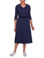 Olsen Easy Style Pleated A-line Dress