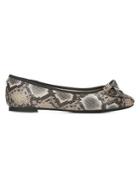 Circus By Sam Edelman Connie Snake-embossed Ballet Flats