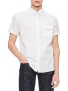 Calvin Klein Regular-fit Short-sleeve Pocket Shirt