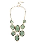 Kenneth Cole New York Scattered Pave Black Diamond And Crystal Statement Necklace
