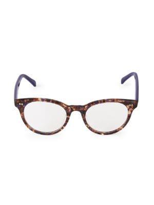 Corinne Mccormack 55mm Round Eyeglasses
