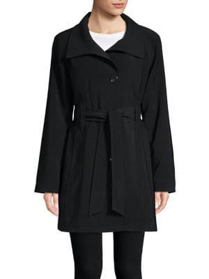 Gallery Petite Petite Nepage Belted Rain Coat