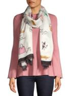 Kate Spade New York Nyc Culture Oblong Scarf