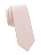 Black Brown Royal Pindot Skinny Silk-blend Tie