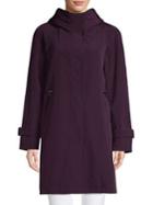 Gallery Ribbed Hood Zip Jacket