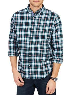 Nautica Classic Fit Casual Brushed Twill Shirt