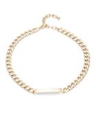 Design Lab Lord & Taylor Goldtone Chainlink Id Necklace