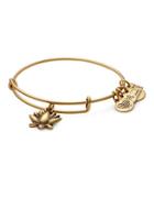 Alex And Ani Lotus Blossom Charm Bracelet