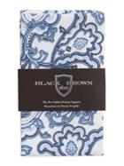 Black Brown Tomlin Paisley Pre-folded Pocket Square