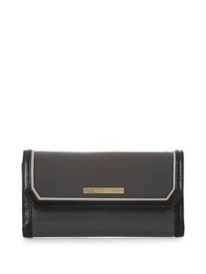 Brahmin Tri-fold Checkbook Leather Wallet