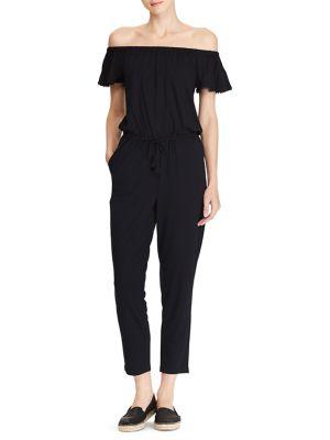 Lauren Ralph Lauren Petite Off-the-shoulder Jumpsuit