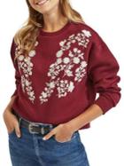Miss Selfridge Embroidered Long-sleeve Sweater