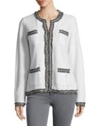 Karl Lagerfeld Paris Trimmed Business Casual Jacket