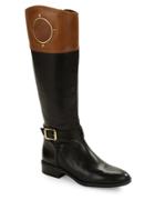 Vince Camuto Phillie Contrast Leather Boots
