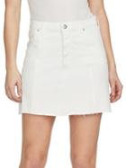 William Rast Raw Edge Denim Skirt