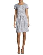 Lafayette 148 New York Gina Printed Stretch Dress