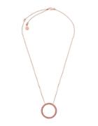 Michael Kors Cubic Zirconia And Rose Crystal Pendant Necklace