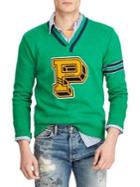 Polo Ralph Lauren Cotton Blend Letterman Sweater