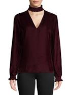 Bailey 44 Long-sleeve Choker Top