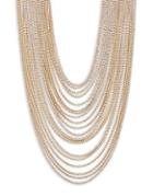 Design Lab Lord & Taylor Crystal And Chain Necklace