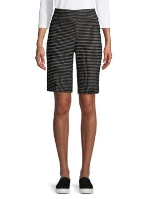 Context Printed High-rise Shorts