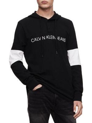 Calvin Klein Jeans Block Sleeve Hoodie