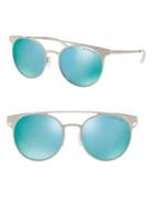 Michael Kors Grayton 52mm Round Sunglasses