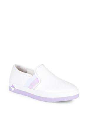 Kate Spade New York Sandy Leather Slip On Sneakers