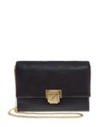 B Brian Atwood Jilly Leather Clutch