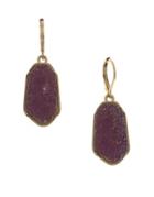 Lonna & Lilly Textured Two-tone Drop Earrings