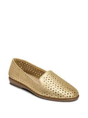 Aerosoles You Betcha Perforated Suede Loafers